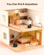 Cat Water Fountain Wireless Cordless: Cat Fountain for Drinking Battery Operated - 88oz/2.6L Black Pet Water Fountain Rechargeable - Quiet Cats Water Bowl Dispenser with Motion Sensor - Small Animals - Image 3