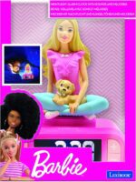 LEXIBOOK, Barbie, Nightlight Alarm Clock, Sounds and Melodies, LCD Backlit Screen, Luminous, Snooze, Pink, RL800BB - Image 4