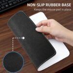 Cow Cat Mouse Pad - Librarian Bookish Book Lovers Gifts, Cat Office Desk Decor Accessories, Waterproof Non-Slip Rubber Base Girly Mousepad for Wireless Mouse 7.9x9.5 Inch - Image 5