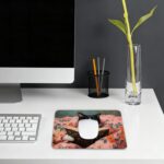 Cow Cat Mouse Pad - Librarian Bookish Book Lovers Gifts, Cat Office Desk Decor Accessories, Waterproof Non-Slip Rubber Base Girly Mousepad for Wireless Mouse 7.9x9.5 Inch - Image 7