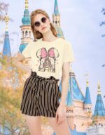 Women Magic Kingdom Shirt Castle Graphic Shirts Casual Family Vacation Holiday T Shirt Cute Short Sleeve Tee Top - Image 4