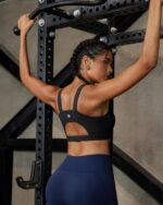 RUNNING GIRL High Impact Sports Bras for Women,Racerback Running Bra Workout Crop Tank Tops Longline Sports Bra Push up - Image 3