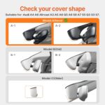 Audi Dash Cam for A4 A6 Allroad A3 A5 A6 Q5 A8 S8 A7 S5 Q3 S3 S7, 4K Dash Camera, OEM-Style, No Visible Wires, Night Vision, WiFi, Parking Mode, Plug and Play, Breeze Installation, 64GB Card, Black - Image 4