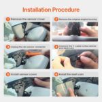 Audi Dash Cam for A4 A6 Allroad A3 A5 A6 Q5 A8 S8 A7 S5 Q3 S3 S7, 4K Dash Camera, OEM-Style, No Visible Wires, Night Vision, WiFi, Parking Mode, Plug and Play, Breeze Installation, 64GB Card, Black - Image 6