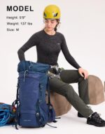 Pioneer Camp Women's Hiking Climbing Pants Lightweight Quick Dry Water Resistant Stretch Cargo Pants for Trekking Travel - Image 3