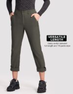 Pioneer Camp Women's Hiking Climbing Pants Lightweight Quick Dry Water Resistant Stretch Cargo Pants for Trekking Travel - Image 5