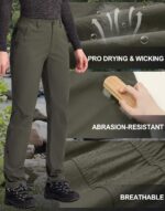 Pioneer Camp Women's Hiking Climbing Pants Lightweight Quick Dry Water Resistant Stretch Cargo Pants for Trekking Travel - Image 7