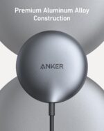 Anker MagSafe Charger Pad, MagGo iPhone 16 Wireless Charging Pad, Qi2 Certified 15W Wireless Charger, Compatible with iPhone 16/16 Plus/16 Pro/16 Pro Max/15/14/13/12 Series (Black, with Adapter) - Image 4