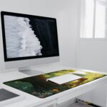 Cute Fox Mouse Pad, Large Extended Desk Mat 40×90cm (16''×36'')， Forest Animal Gaming Mousepad with Non-Slip Rubber Base, Stitched Edges, Water-Resistant for Office Home - Image 7