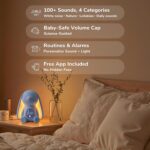 Mom's Choice Awards丨Bunny White Noise Sound Machine Baby for Sleep- AI Cry Detection, 100 Soothing Sounds, 5-Year APP Access Included, Easter Gifts for Baby, Night Light & Sleep Trainer, New Mom Gift - Image 7
