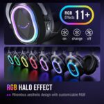 FIFINE Wired USB Gaming Headset: 7.1 Surround Sound - Vibrant Customizable RGB - Game/Chat Balance, Gamer Headphone with Noise Canceling Mic for PC, PS5/PS4, Laptop, Mac - AmpliGame H13BP - Image 6