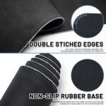 Gaming Mouse Pad Large, Extended Seawaves Mousepad, Non-Slip Laptop Computer Desk Mat for Computer Keyboard Mouse, Birthday Gifts for Women Men Sea Lovers, Gift for Christmas 11.8”x 31.4” XL - Image 5