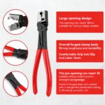 Automotive Electrical Disconnect Pliers Kit 5pc Fuel Line Tool Set Hose Clamp 60° Angled Connector Separator Trim Clip Removal Tools Plug Release & Wire Terminal Remover for Auto Repair - Image 6