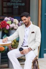 COOFANDY Men's Casual Blazer One Button Sport Coats Lightweight Suit Jacket - Image 6