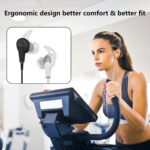 Medium Replacement Earbud Tips Silicone Earbud Caps Compatible with Bose QC20 QC20i SoundSport SIE2i IE2 IE3 Headphone Rubber Tips Earbud Covers 3 Pairs, White - Image 6