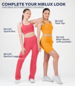 Nirlon Y-Back Adjustable Sports Bra for Women - NirLUX High Support, Removable Pads, Stretchy Bra for Yoga & Everyday Wear - Image 6