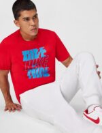 Nike Mens Sportswear Club T-Shirt (Nike Block Stack) - Image 6
