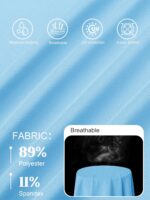 MAGCOMSEN Women's Polo Shirts Long Sleeve Golf Shirt Quick Dry UPF 50+ Sun Protection Lightweight Tennis Shirts - Image 5