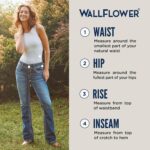WallFlower Women's Legendary Slim Bootcut Mid-Rise Belted Insta Stretch Juniors Jeans (Standard and Plus) - Image 7