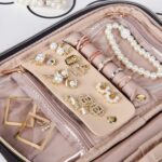 NISHEL Travel Jewelry Case, Holiday Organizer for Necklaces, Earrings, Rings, Bracelets, Watch, Black - Image 6