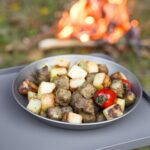 Pure Titanium Camping Plate, 7.68 Inch Ultralight Durable Titanium Dish Plate Cookware, Outdoor Backpacking plate for Camping Hiking Kitchen (19.5 cm) - Image 7