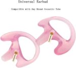 Lsgoodcare 24Pcs Replacement Earmold Earbud Left Ear for Two Way Radio Acoustic Coil Tube Earpiece - Silicone Walkie Talkie Earmould Ear Buds Pink Small Medium Large, Soft Ear Piece - Image 9