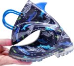 HugRain Toddler Boys Adorable SHARK Light Up Rain Boots - Image 6