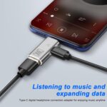 XMSJSIY Type-C OTG Adapter - USB C to USB 3.0 + Charging Adapter/Audio Jack Headphone Converter 2 in 1 for Disk HDD, SSD - 2PCS - Image 6
