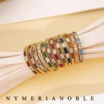 Birthstone Rings for Women, Gold Rings for Women Non Tarnish Valentines Day Gifts for Her Mothers Day Gifts for Mom Anniversary Gold Jewelry - Image 6