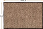 Neater Pets Jute Cat Litter Trapping Mat - Catches Spilled Litter Mess from Kitty Litter Box to Protect Floors, Soft on Cats Paws, Anti-Skid Backing, Easy to Clean, Checkered, 24" x 36" - Image 10