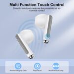 iPhone 17 Earbuds USB C Earphones Headphones Wireless Bluetooth Ear Buds for iPhone 16/16 Pro Max/16e/17 Pro Max, Samsung Galaxy S25 FE A36 A17 A16 S24 S23, LED Display HiFi Stereo Type C Earphone - Image 5