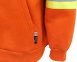 BOCOMAL FR Hoodies High Visibility 14oz Fleece Heavyweight Hi-vis Jackets Flame Resistant Reflective Hooded Sweatshirts - Image 7