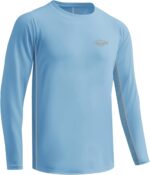 Palmyth Men’s UPF 50+ Fishing Shirt Long Sleeve Quick-Dry Outdoor Sun Protection Performance Tee - Image 4