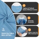 Palmyth Men’s UPF 50+ Fishing Shirt Long Sleeve Quick-Dry Outdoor Sun Protection Performance Tee - Image 6