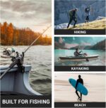 Palmyth Men’s UPF 50+ Fishing Shirt Long Sleeve Quick-Dry Outdoor Sun Protection Performance Tee - Image 8