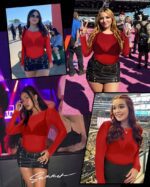 Women's Mesh Tops Sheer Long Sleeve Tee Shirts Bodycon See Through Blouse Clubwear - Image 8