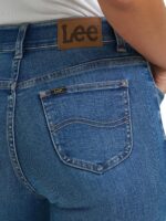 Lee Women's Ultra Lux Comfort with Flex Motion Straight Leg Jean, Blue Strain, 18 Short - Image 5