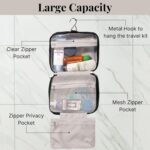 Baggallini Hanging Travel Toiletry Kit - Lightweight 6x10 Inch Makeup Bag - Image 3