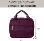 Baggallini Hanging Travel Toiletry Kit - Lightweight 6x10 Inch Makeup Bag - Image 4