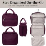 Baggallini Hanging Travel Toiletry Kit - Lightweight 6x10 Inch Makeup Bag - Image 5