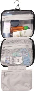 Baggallini Hanging Travel Toiletry Kit - Lightweight 6x10 Inch Makeup Bag - Image 11