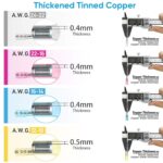 TICONN 120 PCS Heat Shrink Butt Connectors Kit, AWG 24 – 10 4 Sizes Butt Splice, Insulated Waterproof Electrical Marine Automotive Wire Crimp Terminals (120pcs) - Image 7