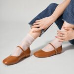 Trary Mary Jane Shoes Women, Ballet Flats Square Toe Ankle Strap Flats for Women, Adjustable Buckle Comfortable Dress Shoes - Image 3