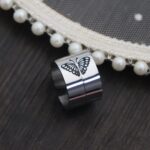 Eilygen Couple Gifts Pinky Promise Ring Set Adjustable Matching 2 Rings Anniversary Jewelry for Couple Best Friend Birthday Gifts - Image 4