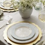 Lenox Dinnerware Set, Westmore 5-Piece Place Setting Set, Service for 1, Bone China Dinnerware, Dishwasher And Microwave Safe, Plate, Saucer, and Teacup, Kitchen and Dining (White/Blue, 5 Piece) - Image 3