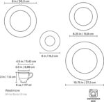 Lenox Dinnerware Set, Westmore 5-Piece Place Setting Set, Service for 1, Bone China Dinnerware, Dishwasher And Microwave Safe, Plate, Saucer, and Teacup, Kitchen and Dining (White/Blue, 5 Piece) - Image 9