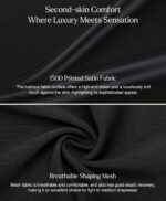 Popilush Shapewear Corset Dress Women's Satin Ruched Midi Dress Cocktail Date Night Classy Dresses with Lace Trim Bra - Image 6