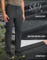 Pioneer Camp Mens Convertible Hiking Pants Quick-Dry Water-Resistant Lightweight Zip-Off Outdoor Cargo Pants Fishing Travel - Image 7