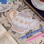 Steel Mill & Co Teapot Shaped Notepad, Die-Cut Note Pad with 82 Sheets, Cute Stationery for Tea Lovers, Fun Office Supplies (Teapot) - Image 3