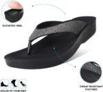 AEROTHOTIC Comfy Flip Flops for Women with Arch Support Orthotic Footbed Stylish Faux Leather Padded Straps with Soft Toe Post & Non-Slip Sole Slip On Casual Indoor and Outdoor Ladies Sandals - Image 5